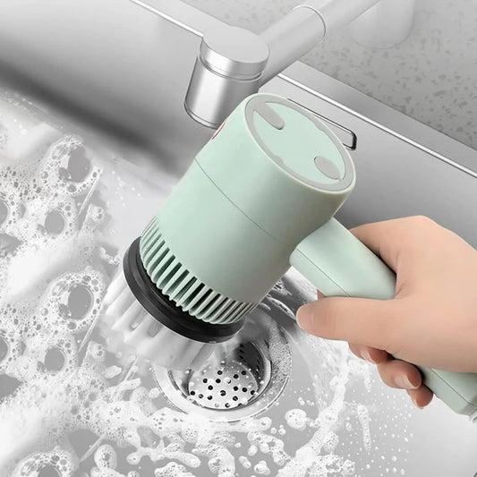 Electric Spin Scrubber, Cleaning Brush Multifunctional Household Brush Wire Kitchen Toilet Bowl And Shoe Handheld